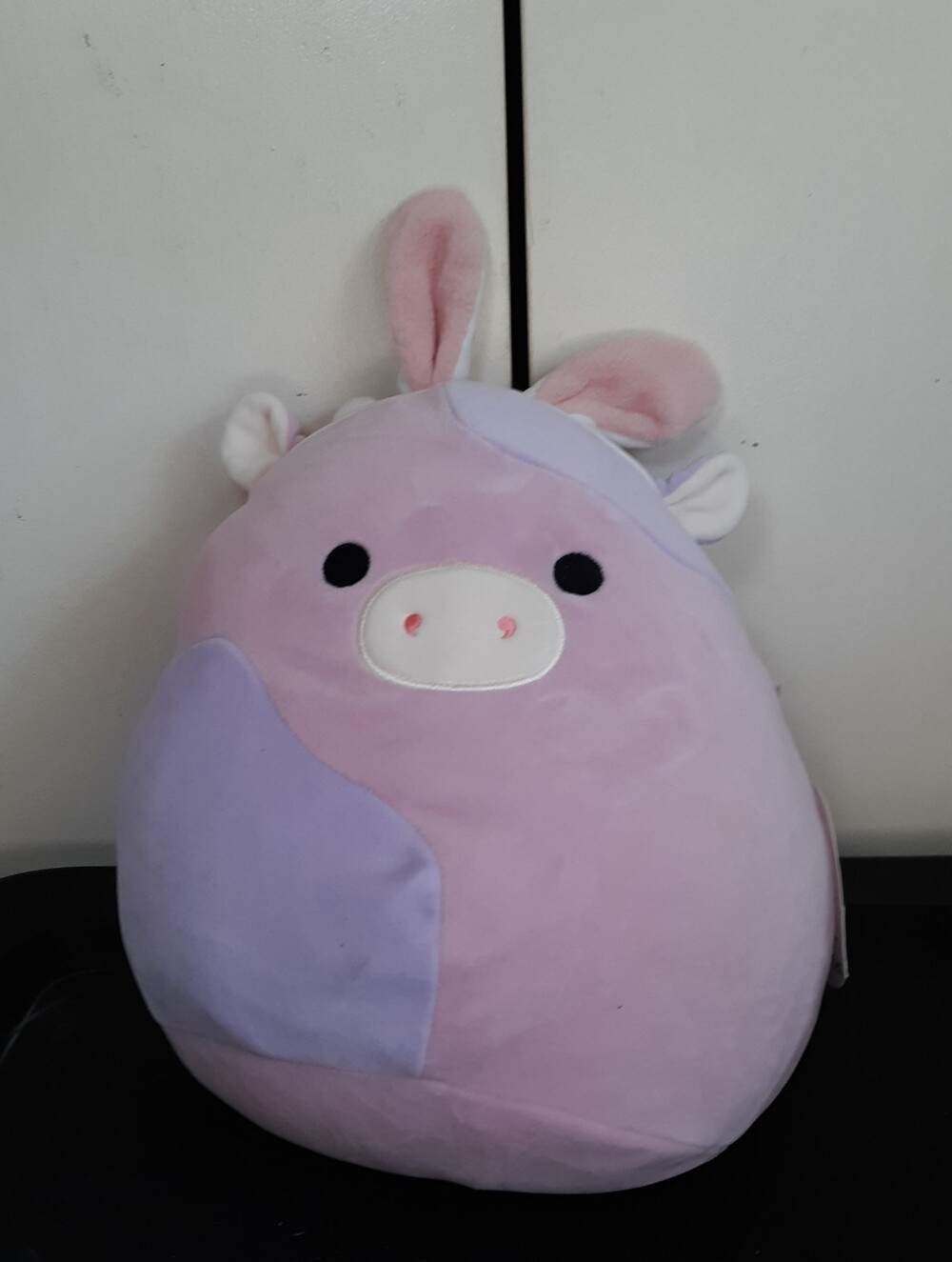 Squishmallows Patty Cow Bunny Ears 12 Inch Medium Easter Plush Jazwares 2023 Tag